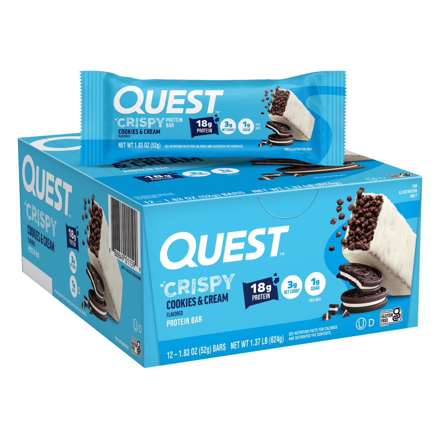 cookies-and-cream-crispy-hero-protein-bars-f8 400111_QN_USA_Pkg_Crispy_ProteinBar_CAC_12ctCarton_3D_Composite_Force.png