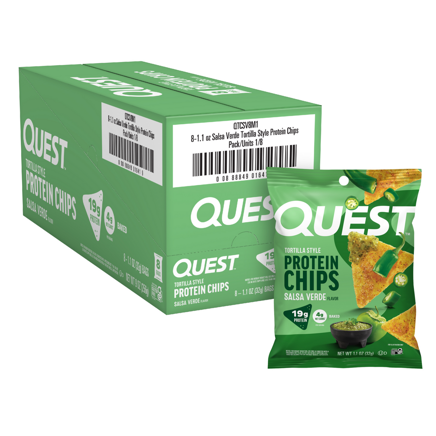 salsa-verde-tortilla-style-protein-chips-d2 110071_QN_USA_Pkg_ProteinChips_Tortilla_SV_8ctCarton_3D_Composite_Force_1.png